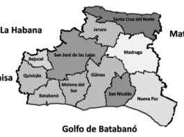 Mapa de mayabeque
