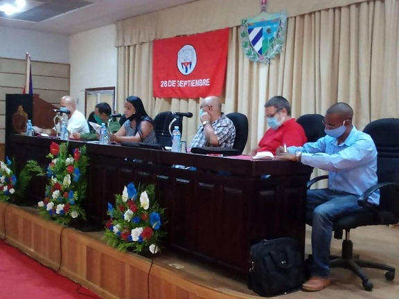 Pleno municipal de los CDR en San José de las Lajas