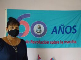Ana Rosa González Alfonso, Secretaria de la Federación de Mujeres Cubanas en la capital de Mayabeque