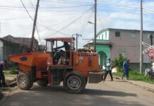 Labores de desobstrucción en San José de las Lajas ante presencia de fenómeno meteorológio Eta