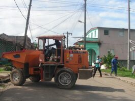 Labores de desobstrucción en San José de las Lajas ante presencia de fenómeno meteorológio Eta