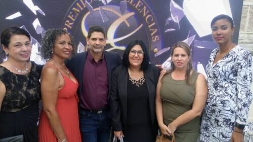 Integrantes del CEGED en Premios Excelecias 2023