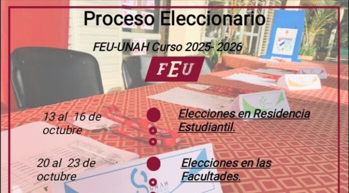 Proceso Eleccionario de la FEU en la Universidad Agraria de La Habana