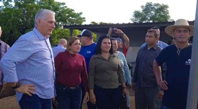 Díaz-Canel chequea programas económicos en centro de Cuba