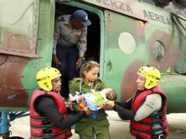 Presidente cubano reconoce heroísmo de rescatistas en zonas afectadas