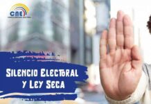 Rige en Ecuador el silencio electoral
