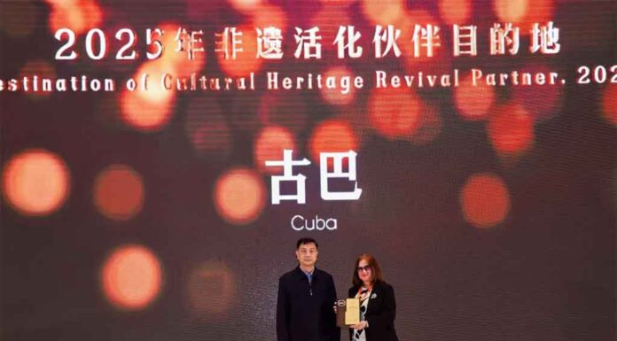 China distingue al destino Cuba y su patrimonio cultural inmaterial