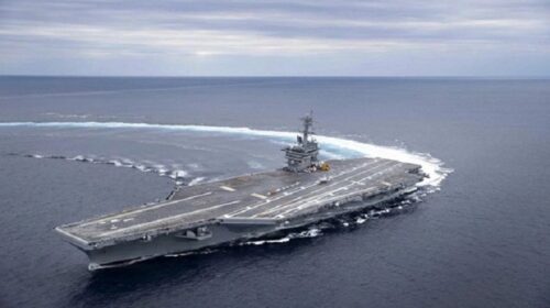 Portaviones USS Abraham Lincoln está cerca de Irán