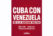 Cuba condenará en sus calles agresión militar a Venezuela