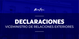Declaraciones del viceministro de Relaciones Exteriores de la República de Cuba, Carlos Fernández de Cossío