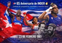 Presidente cubano felicita a deportistas e integrantes del Inder