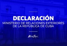 Cuba condena el terrorismo y reafirma su cooperación en materia de seguridad y lucha contra el lavado de dinero