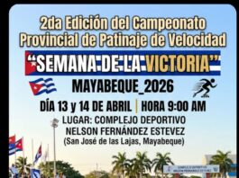 Segunda Edición del Campeonato Provincial de Patinaje de Velocidad “Semana de la Victoria” Mayabeque 2026