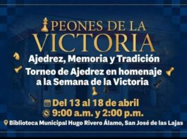 Torneo de Ajedrez “Peones de la Victoria” en San José de las Lajas