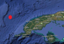 Reportan sismo perceptible en Cuba de magnitud 6.2