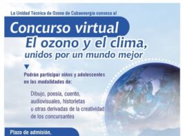 Concurso virtual El ozono y el clima, unidos por un mundo mejor