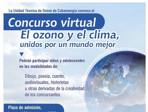 Concurso virtual El ozono y el clima, unidos por un mundo mejor