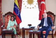 Delcy Rodríguez estima cordial reunión con Recep Tayyip Erdoğan