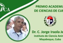 Premio Academia de Ciencias para investigador del Instituto de Ciencia Animal ICA