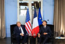 Trump presume en Francia de acuerdo EEUU-Irán