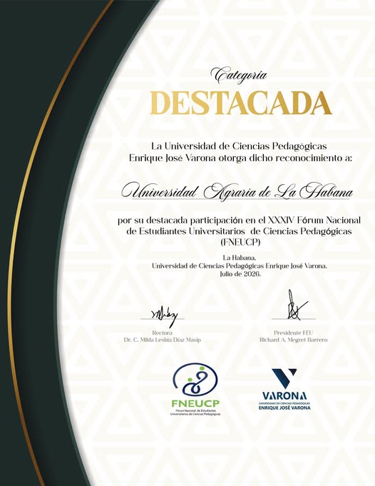 CATEGORIA DE DESTACADA UNAH