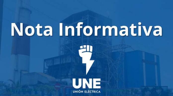 Nueva desconexión del SEN en parte de la región oriental