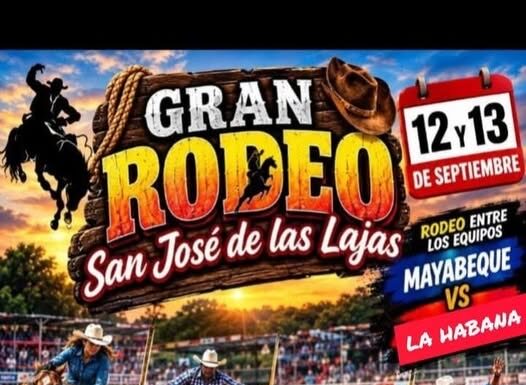 Gran Rodeo este fin de semana en San José de las Lajas