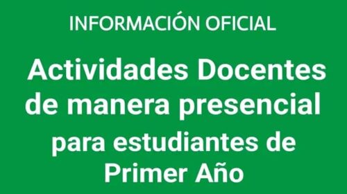 Universidad Agraria define calendario de ingreso presencial para estudiantes de primer año.