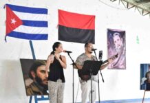 Cubanos en Nicaragua celebran los CDR y denuncian bloqueo de EEUU