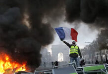 Reportan 164 detenidos y 20 heridos en protestas en Francia