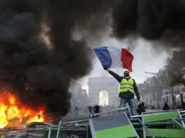 Reportan 164 detenidos y 20 heridos en protestas en Francia