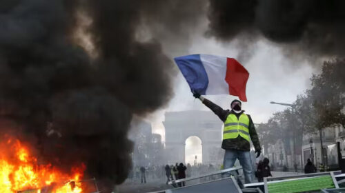 Reportan 164 detenidos y 20 heridos en protestas en Francia