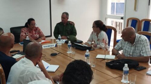 Intercambió Ministra de las Comunicaciones con directivos del sector en Mayabeque