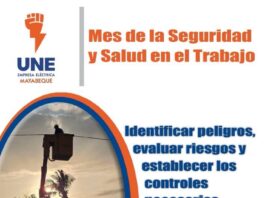 Jornada de Seguridad y Salud en el Trabajo en la Empresa Eléctrica de Mayabeque