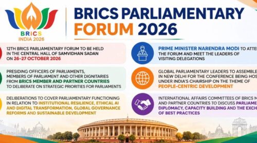 India acoge XII Foro Parlamentario del Brics