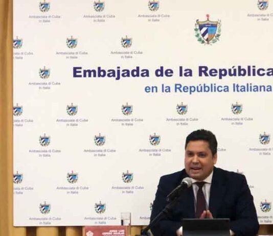 Italia también es víctima del bloqueo de EEUU contra Cuba